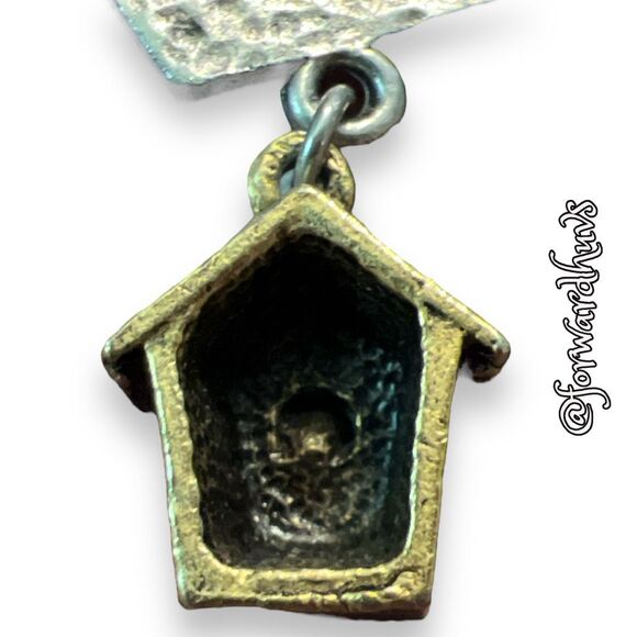 Bundle Sale 3 for $15 | Tri-Colored Birdhouse Brooch - Picture 9 of 10